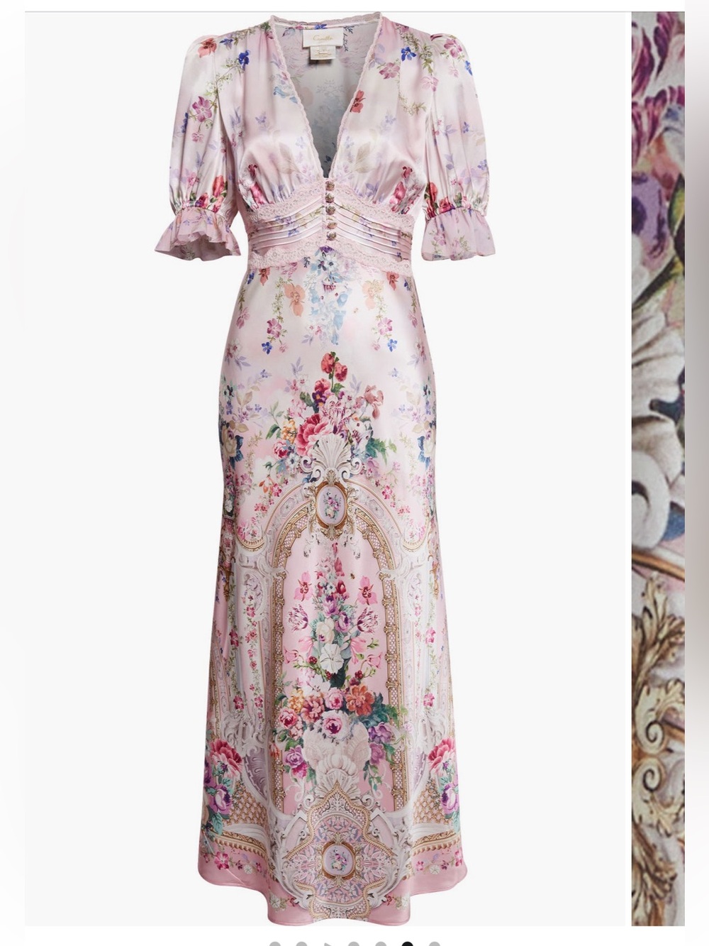IN SEARCH OF Camilla Bias Cut Midi Dress